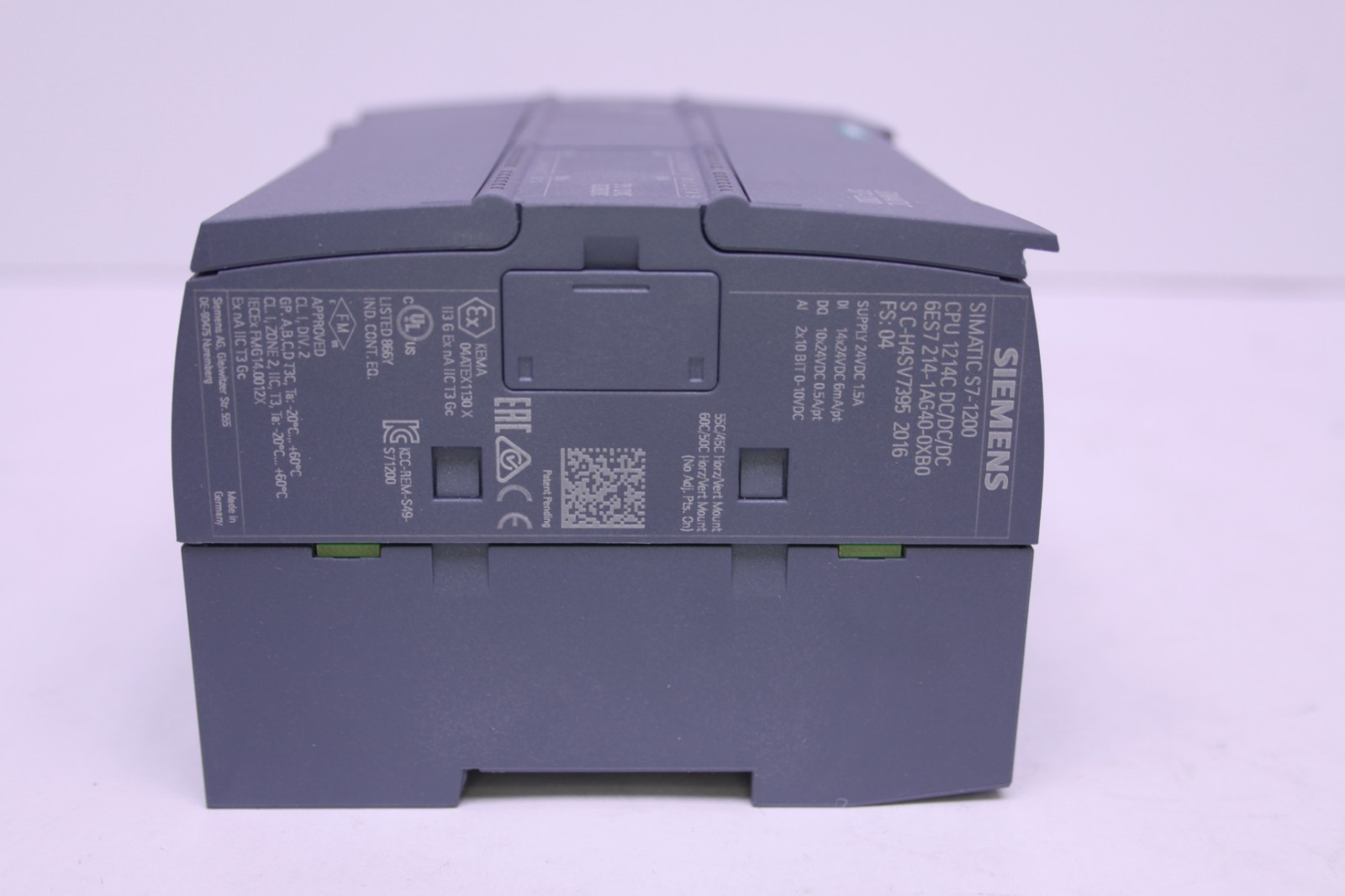 Siemens 6ES7214-1AG40-0XB0 S7-1200 CPU 1214C PLC & CM 1241 RS232 Serial Module