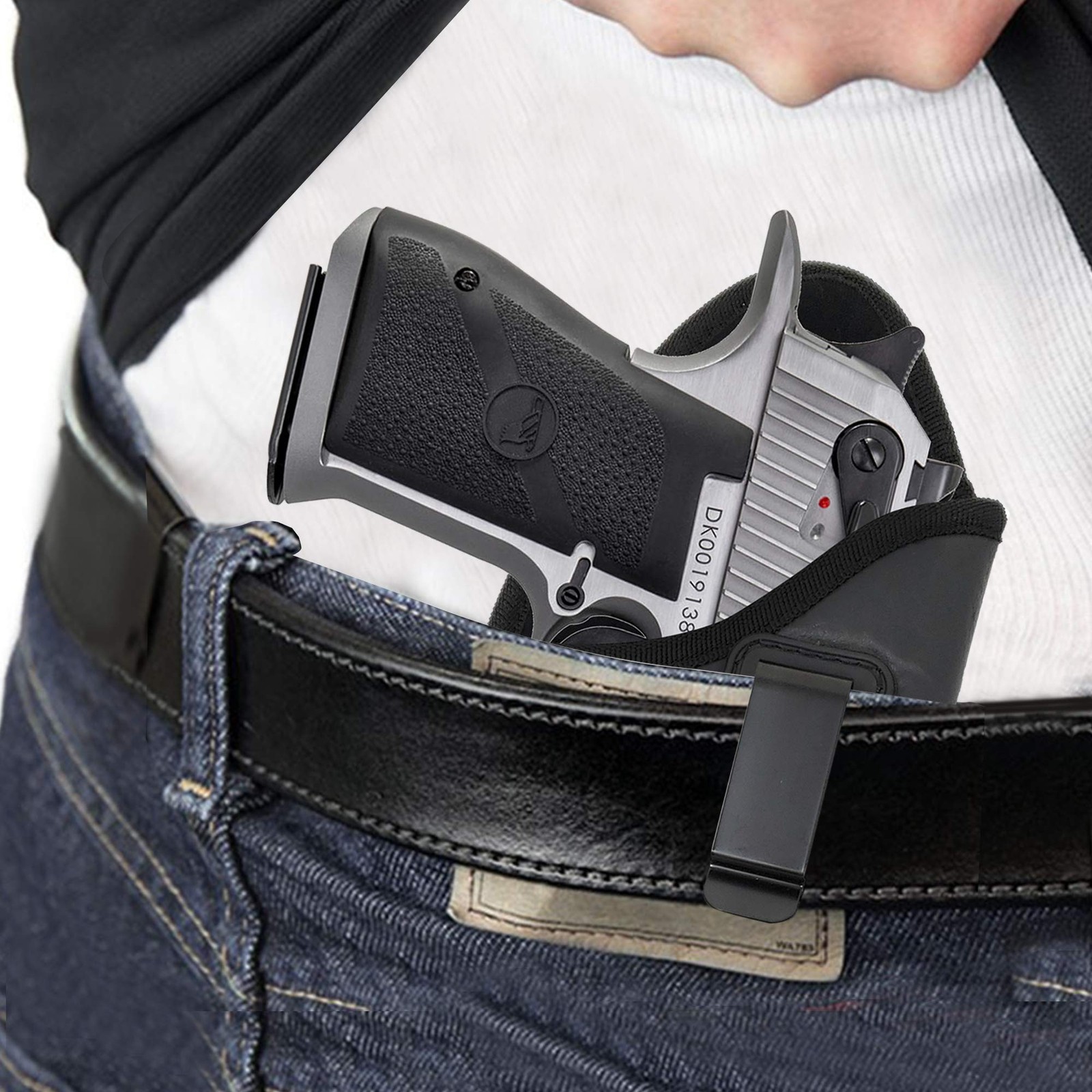 Houston Gun Holsters IWB ECO Leather Concealment Holster, Inside Waistband Ca…