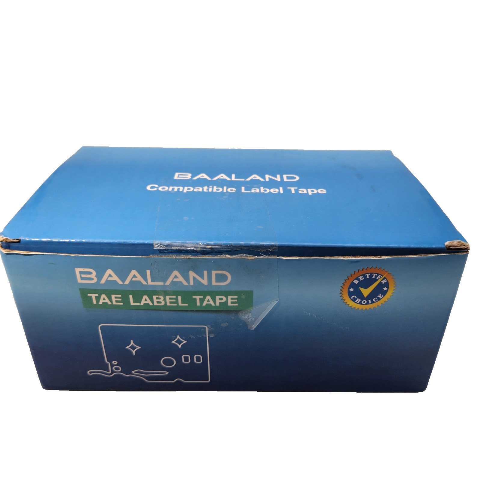 BAALAND 9 Pack Label Maker Tape Replacement For Brother P-Touch 12 mm .47″ NEW