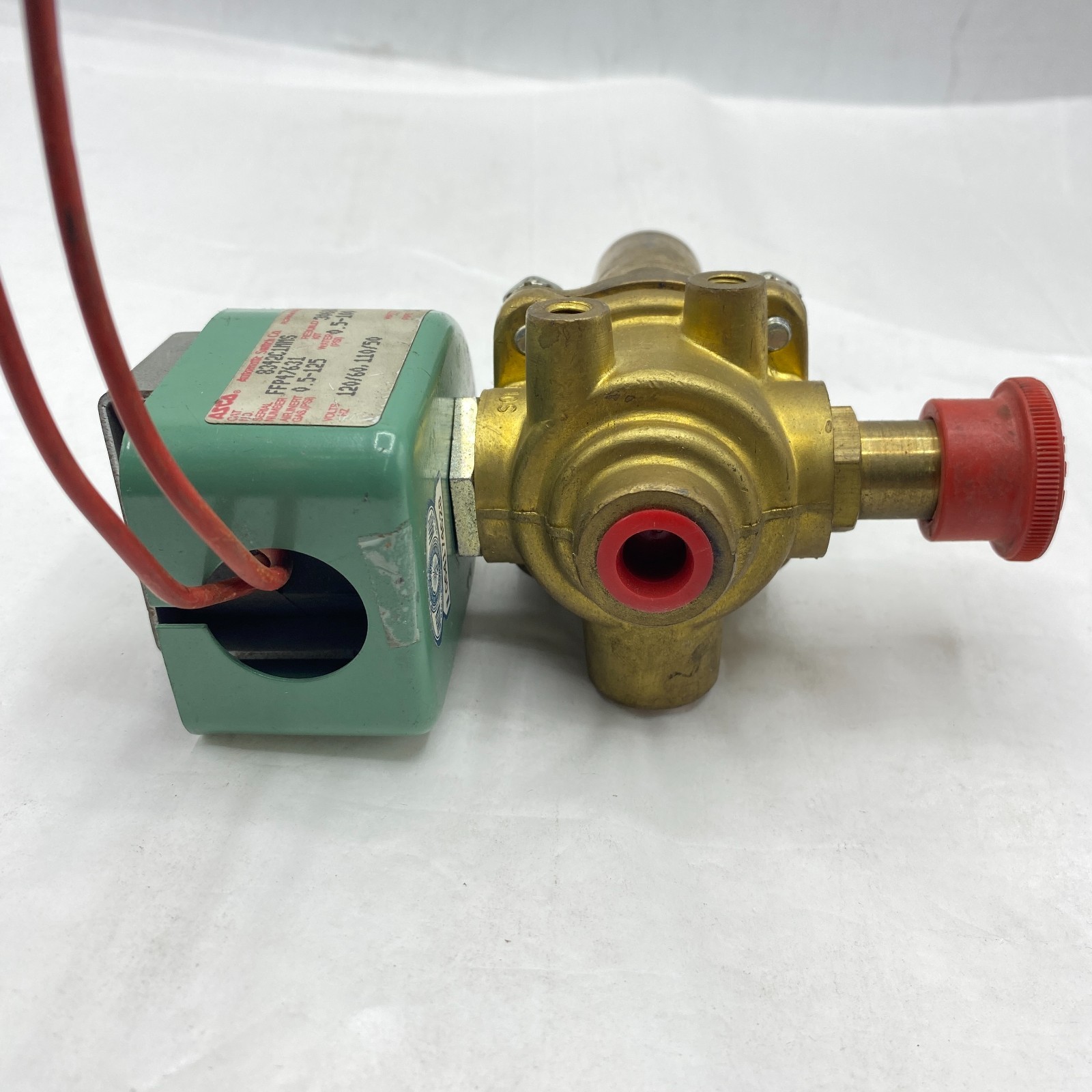 ASCO 8342C1MMS SOLENOID VALVE RED-HAT FFP47631 120/110VOLTS 50/60HZ 20WATTS