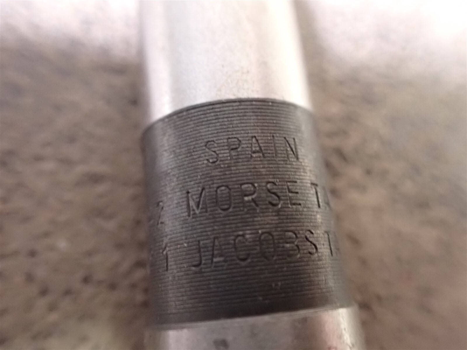 NEW Spain #2 Morse Taper With #1 Jacobs Taper Arbor (BN415)