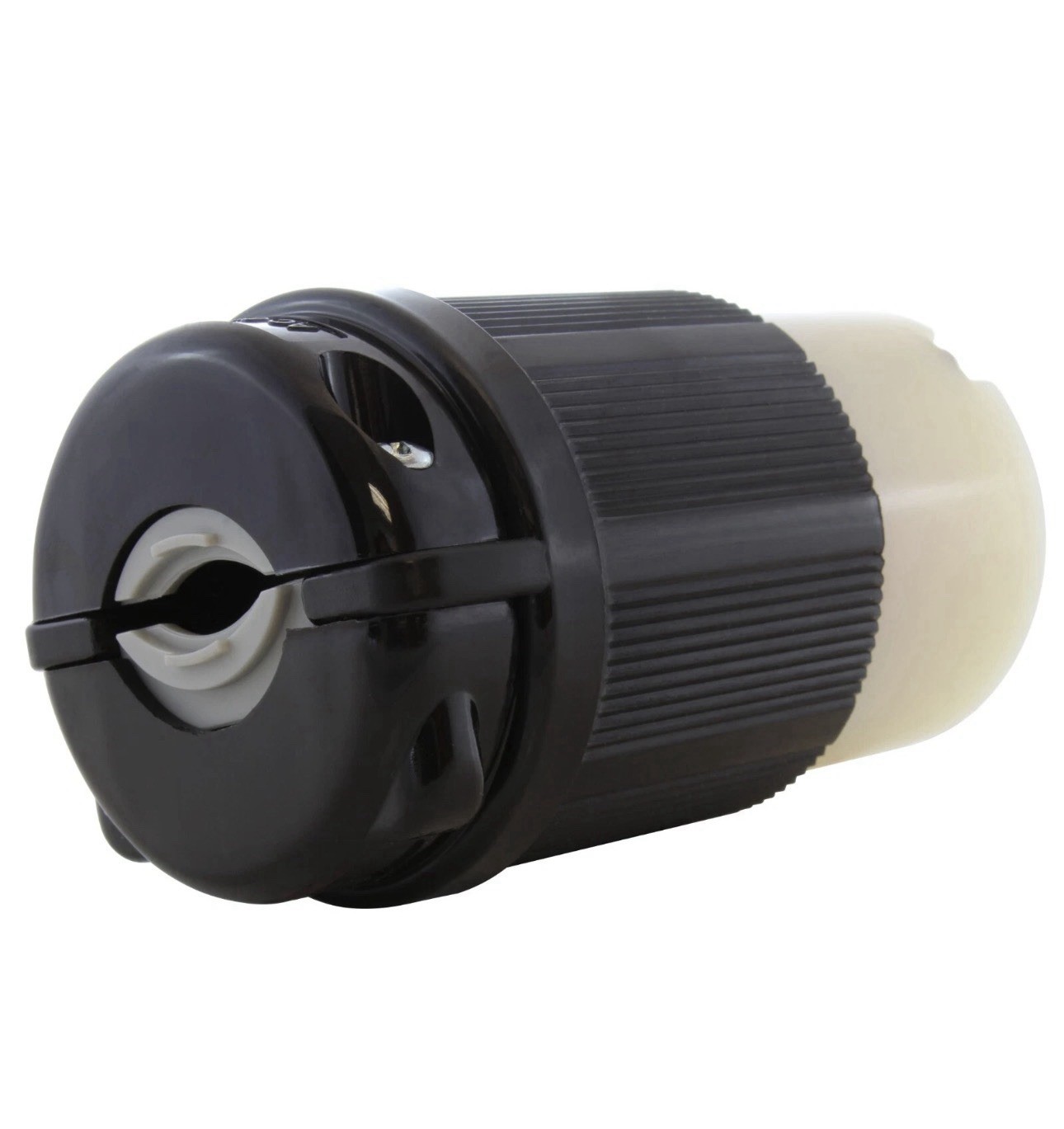 NEMA L16-30R – 3-Phase 30A, 480V Locking Female Connector in Black