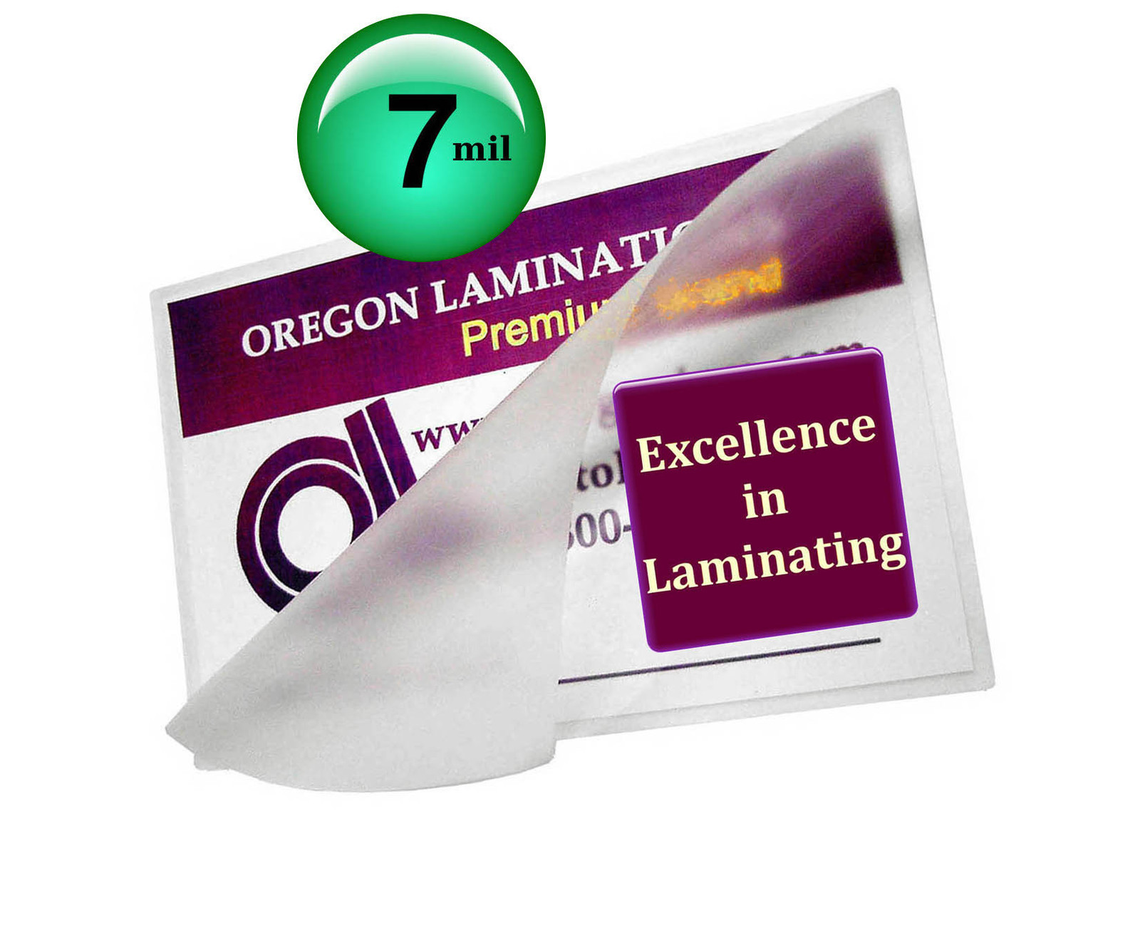 School ID Cards 7 Mil Hot Laminating Pouches 2-1/2 x 3-5/8 (100/pack) Clear