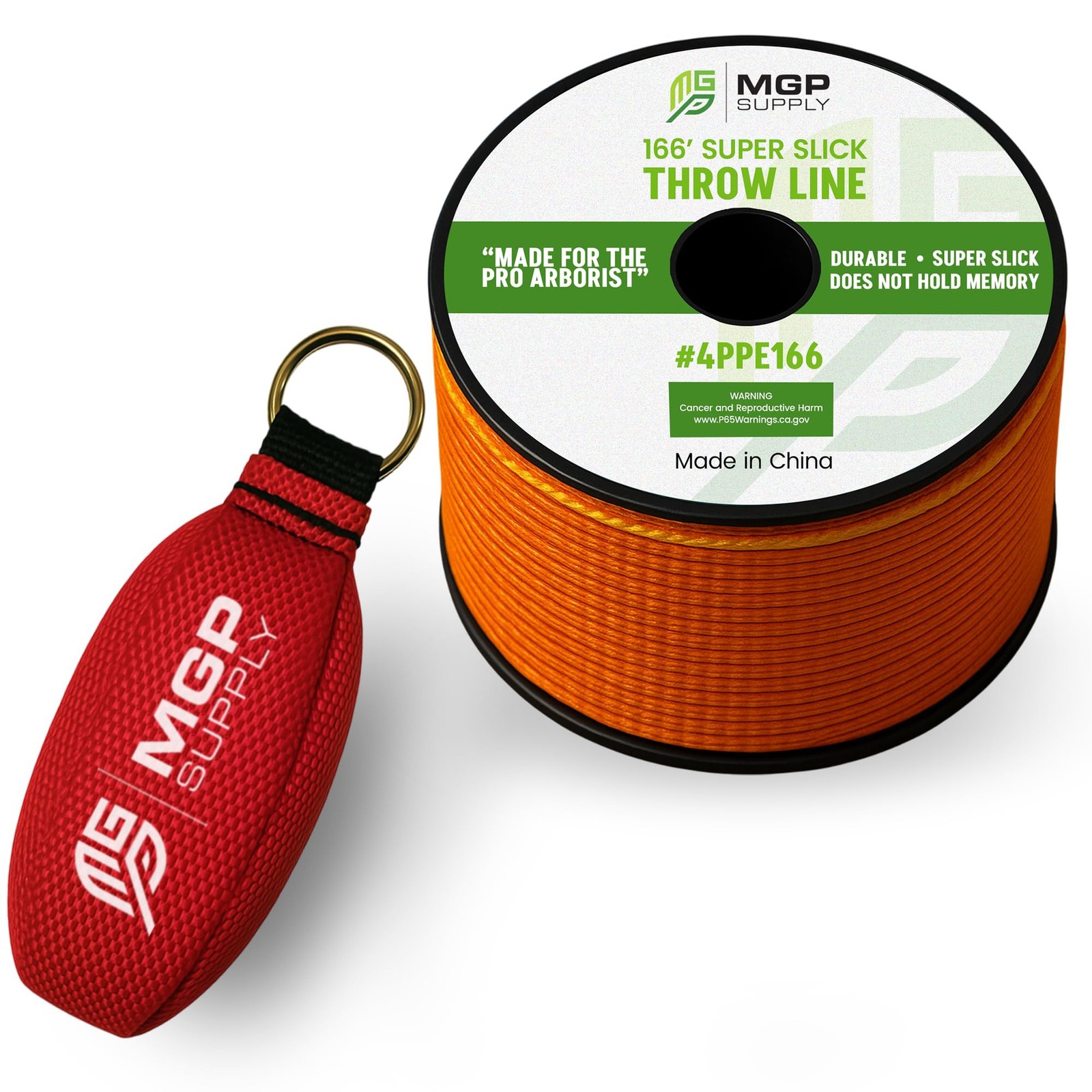 Arborist Throw Line Kit – Ultra Slick 100% Polyester Rope with 15oz Weighted …