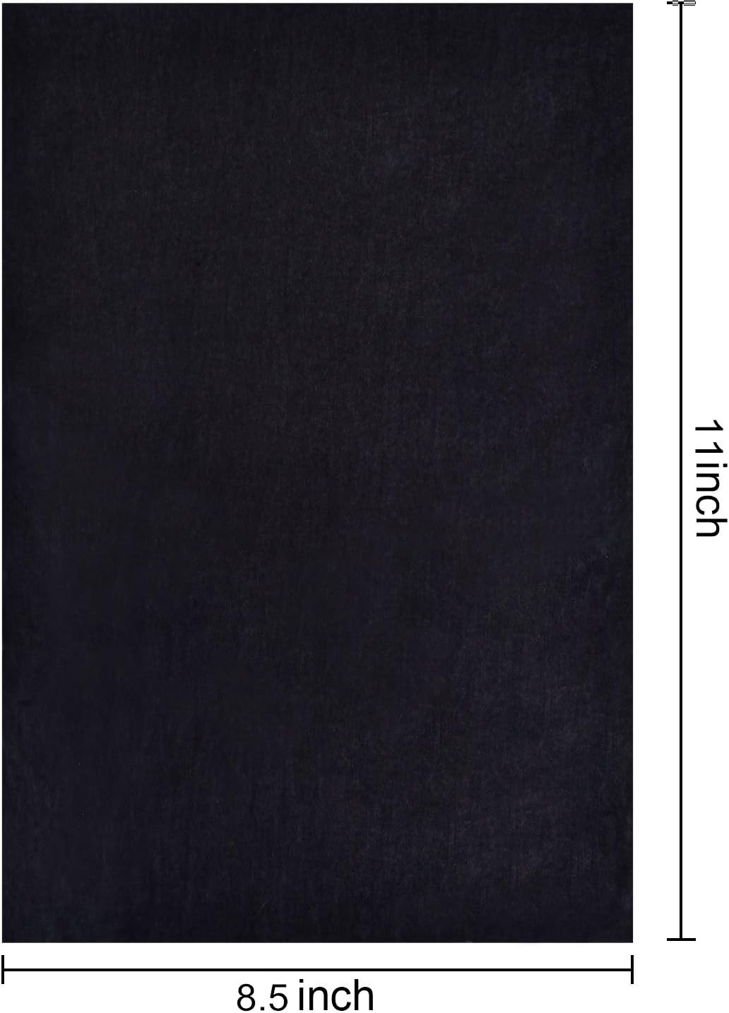 100 Sheets Carbon Transfer Paper 8.5×11 Black Tracing Paper for Art