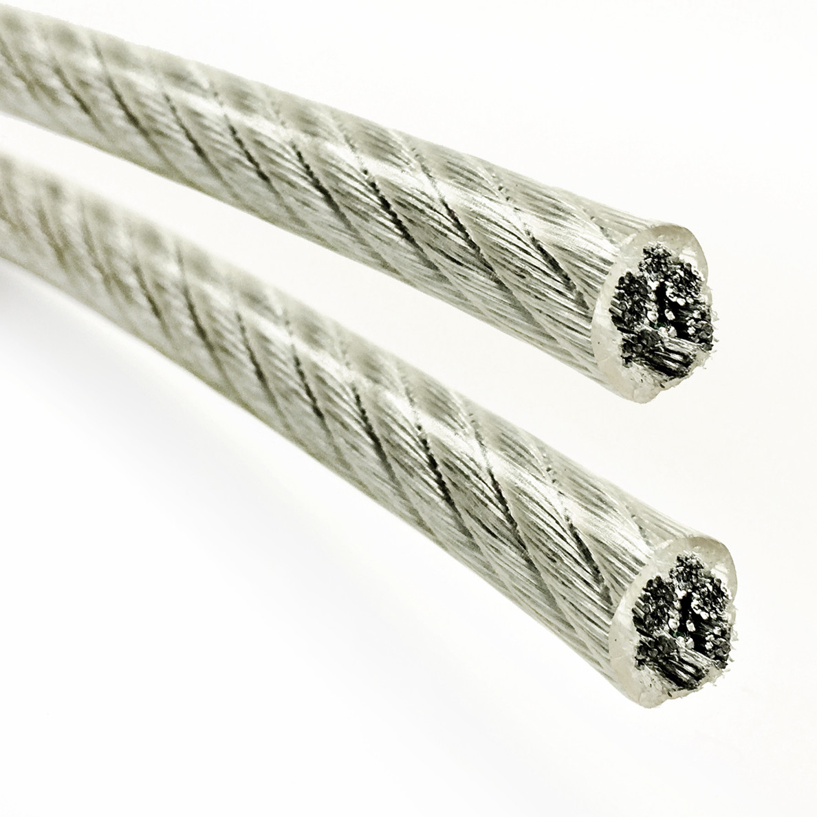 Galvanized Steel Wire Rope 3/8″ coated to 7/16″ Flexible 7×19 Strand Core Cable