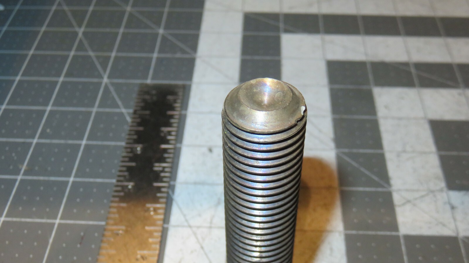 7/8 – 9 x 3-3/4″ Square Head Set Screw Plain Cup Pt Lot of 1