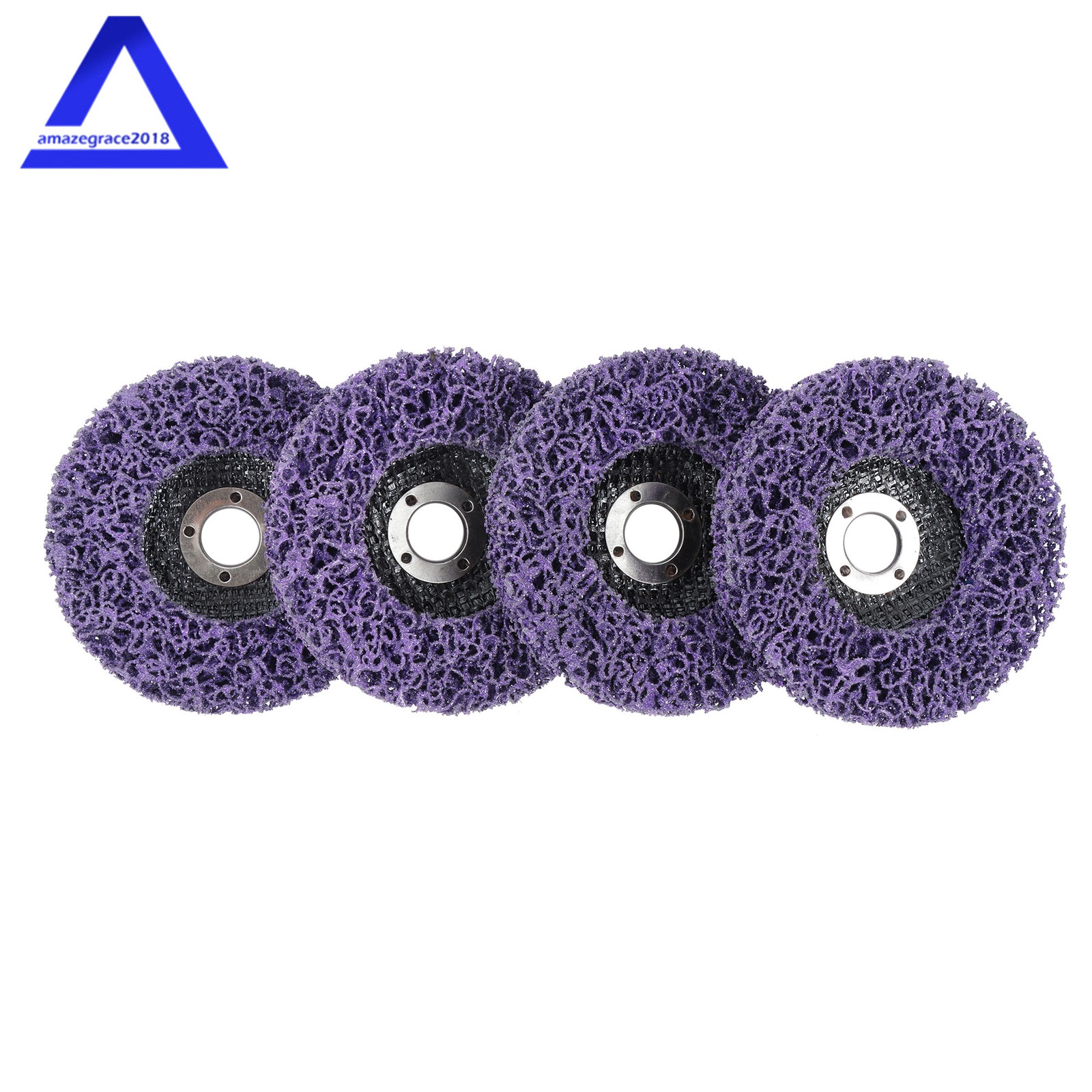 12 Pcs 4 Kinds Paint Strip Disc 4″ × 5/8″ Angle Grinder Stripper Wheels for Rust