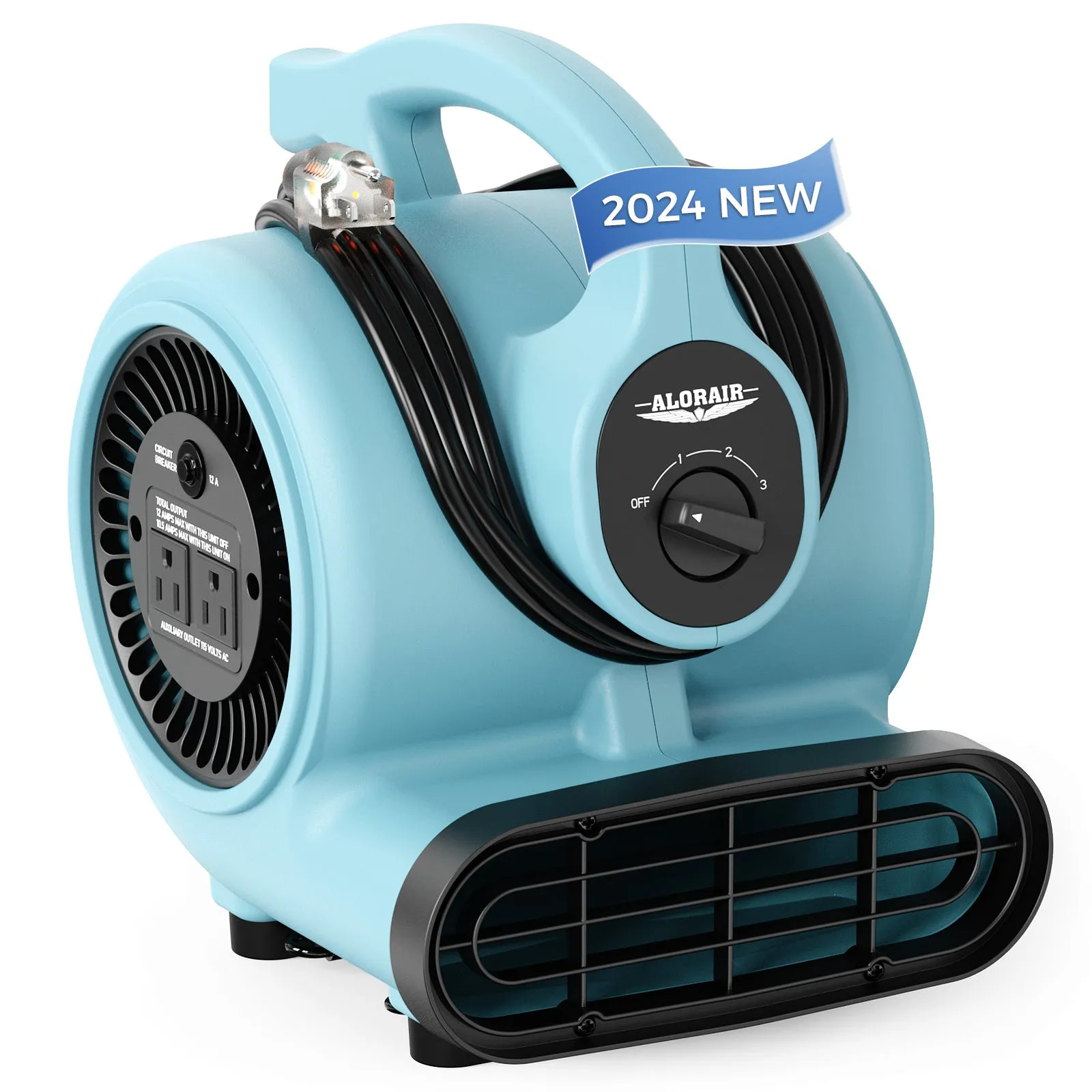 AlorAir Sanitization & Disinfection Combo Pack 10 X Air Mover + 2 X Air Scrubber