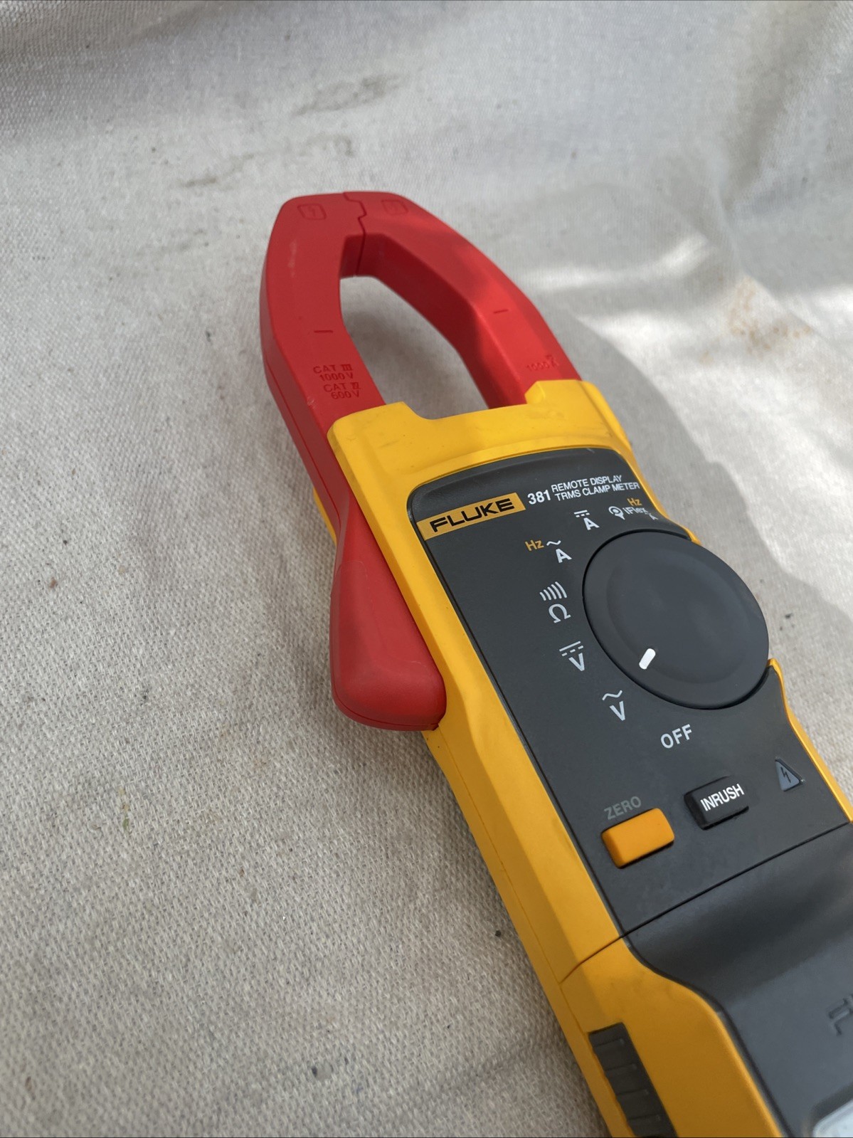 Fluke 381 Remote Display True RMS Clamp Meter Auto-Ranging Backlight 1000V 1000A