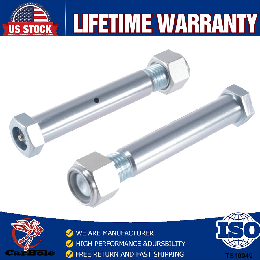 25mm X 170mm New Mini Excavator Bucket Pins Greasable Hex Head Pins Set (2 Pins)