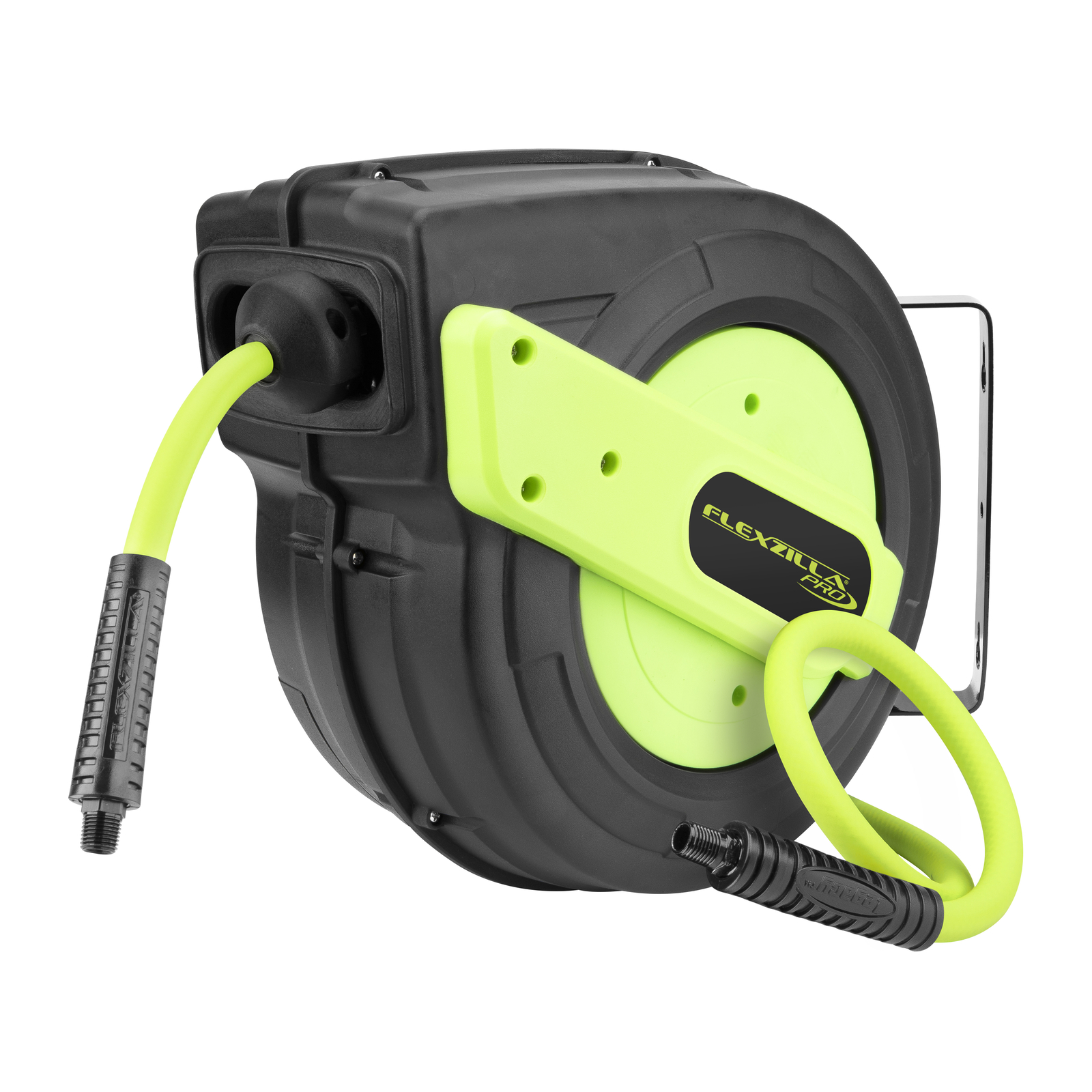 Flexzilla L8251FZP Retractable Self-Leveling 50 Foot Pro Hose Reel USA Made Hose