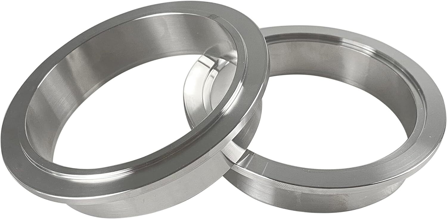 HFS 2.5IN Stainless Steel 304 Quick Release V-Band Turbo Downpipe Exhaust Clamp