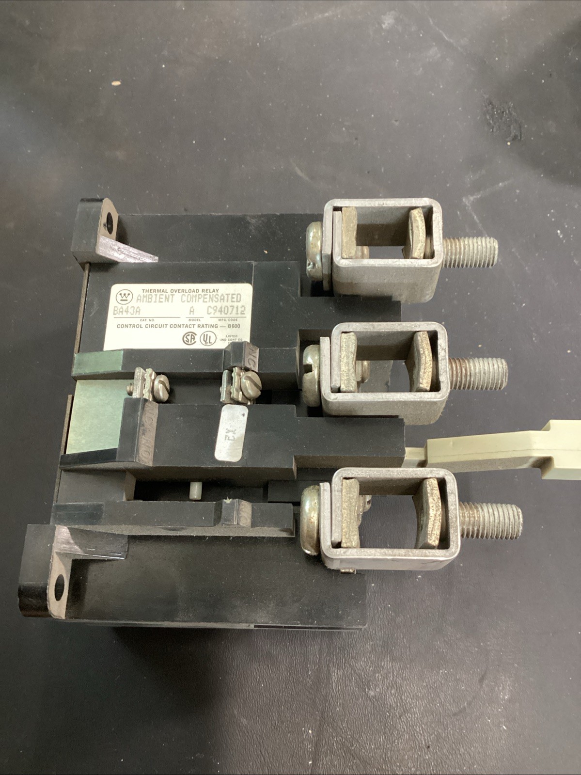 Westinghouse BA43A Thermal Overload Relay Used
