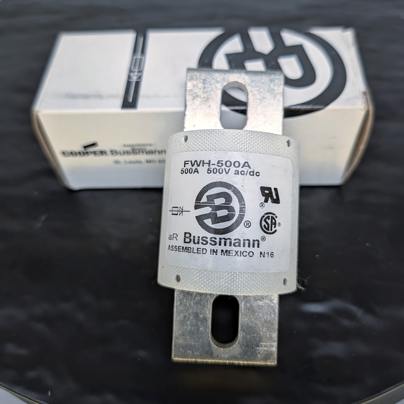 Cooper Bussmann FWH-500A Semiconductor Fuse 500A 500V AC/DC aR UR CSA ⚡