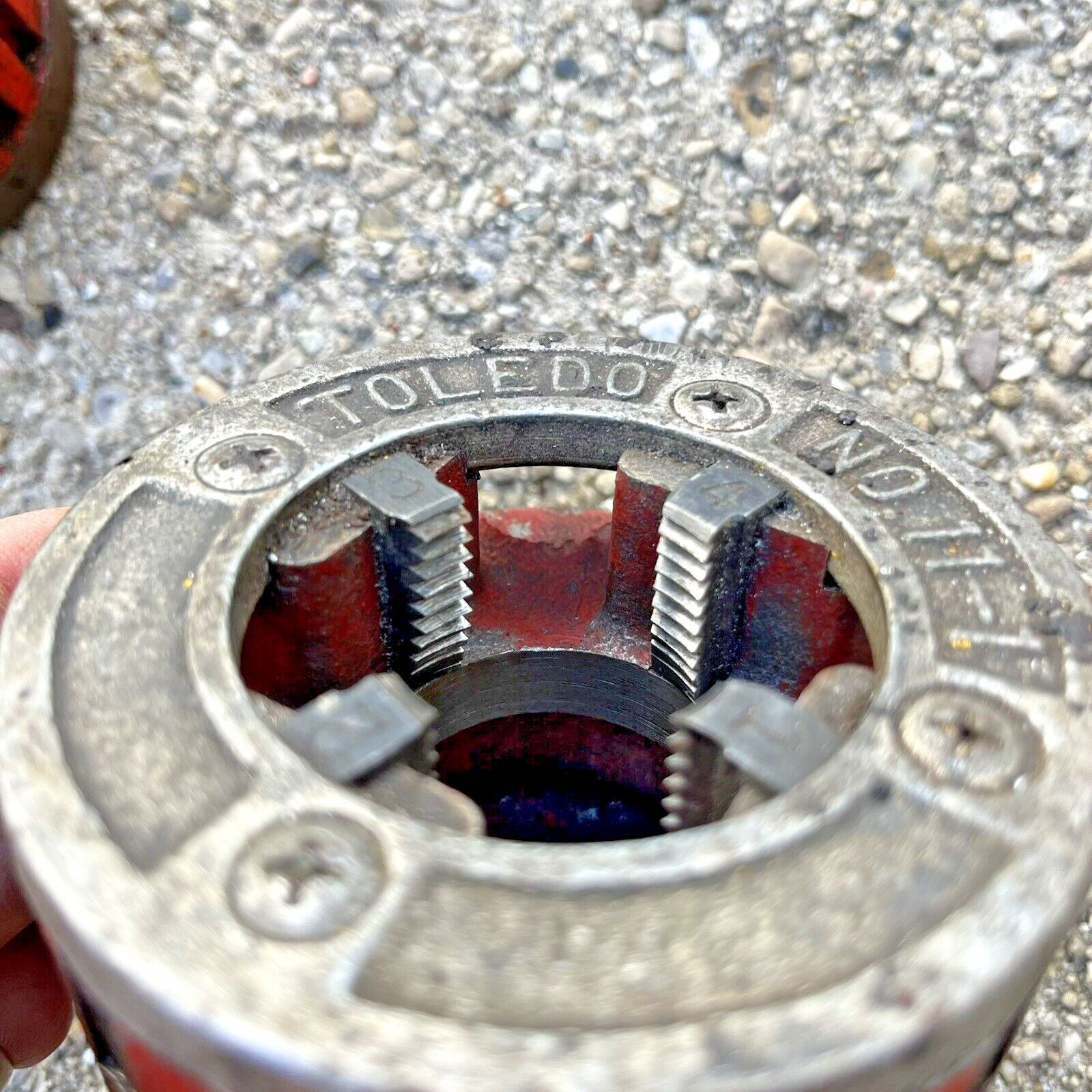 Pipe Threader Die Head Set Cutters Ratchet Toledo No.11 1/2, 3/4, 1 Replacement