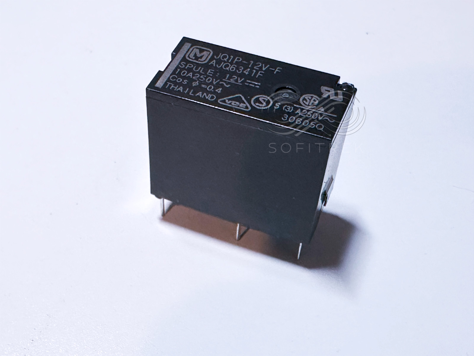2PCS JQ1P-12V-F AJQ6341F Panasonic PCB Power Relay 12VDC SPDT 10A 250VAC 5-Pin
