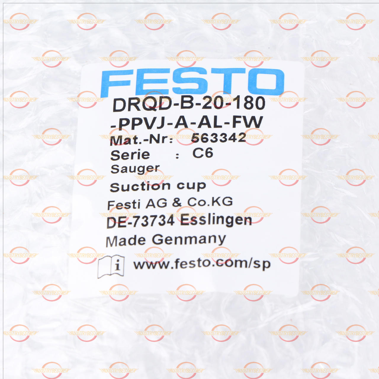 New In Box FESTO DRQD-B-20-180-PPVJ-A-AL-FW (563342) Twin-piston Cylinder