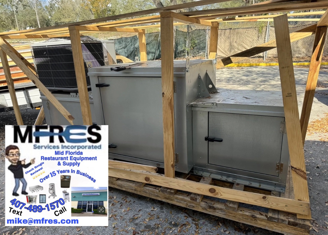 NEW CAPTIVE AIRE Make Up Air Unit Includes A/C Unit 220v 1 Phase