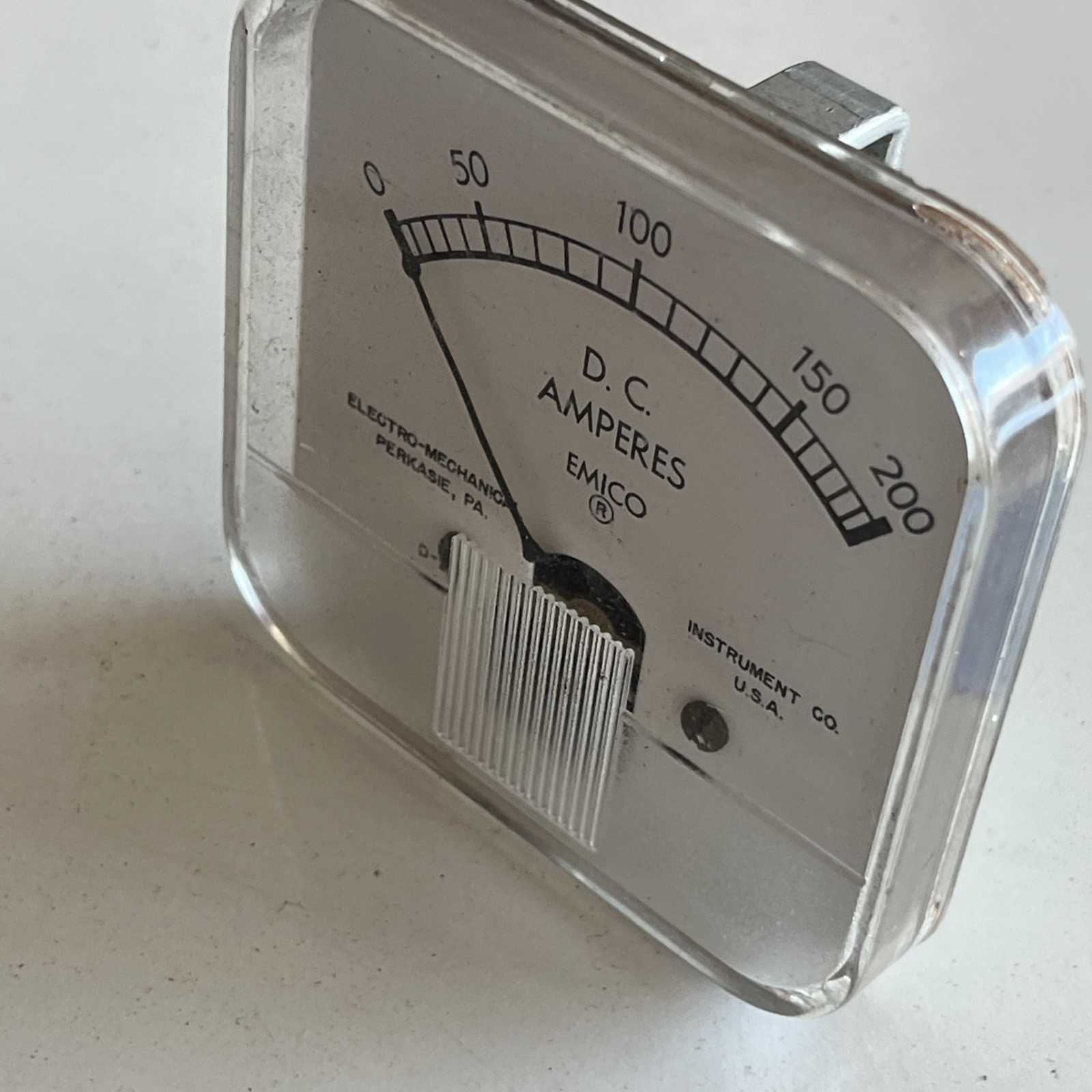 EMICO DC Amperes Panel Meter 0-200 Amps Electrical Gauge Voltage Monitor