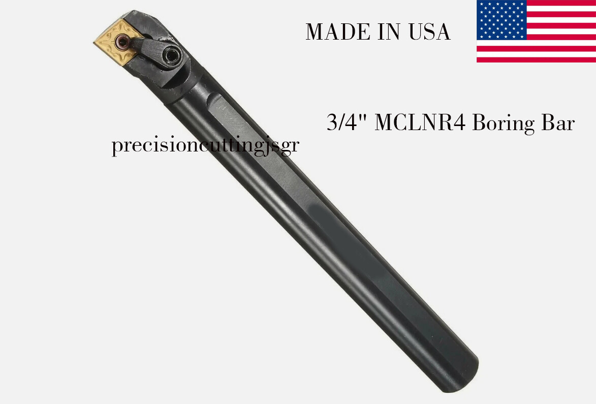 3/4″ SHANK X10″ LONG INDEXABLE BORING BAR S12M CLNR4 For CNMG43 Carbide Inserts