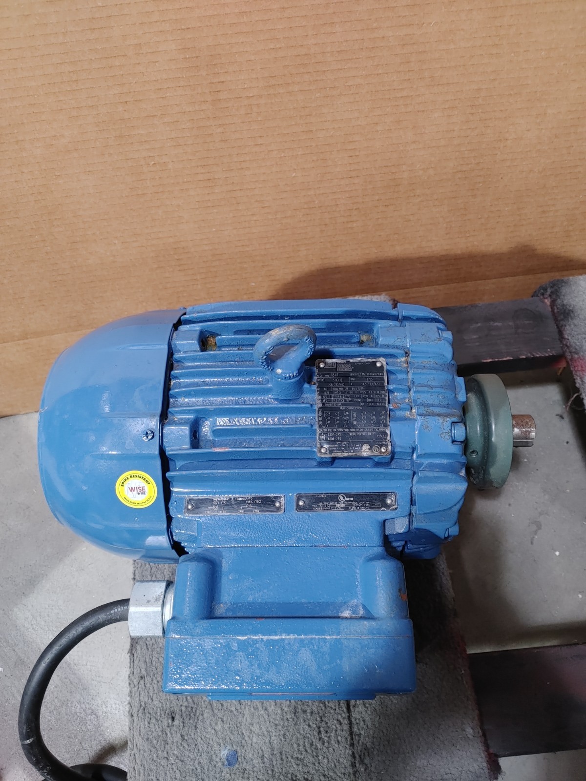 WEG 00518XT3E184T 3PH 1755 RPM 208-230/460 V 184T W21 Explosion Proof Motor