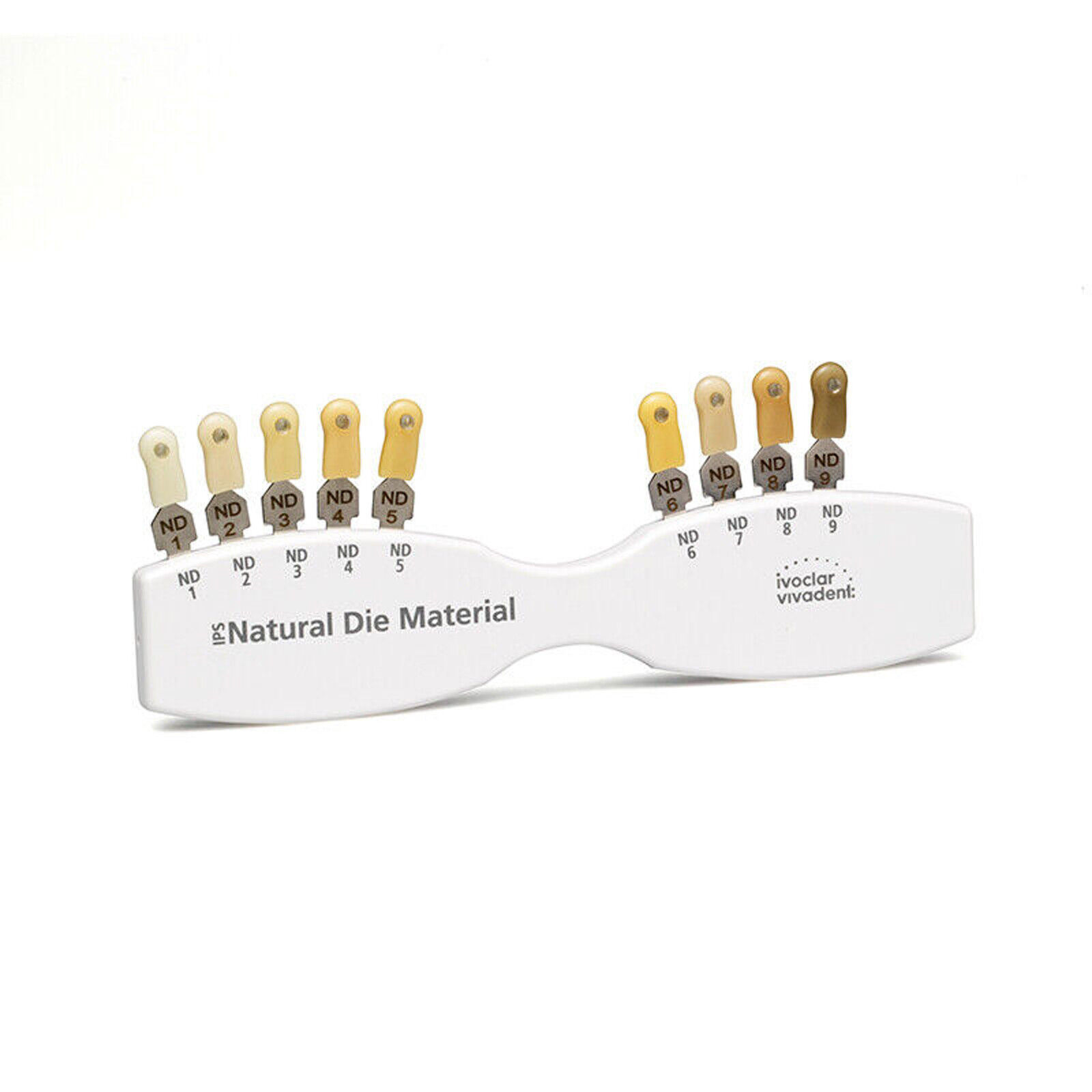 Dental IPS Natural Die Material Shade Guide Ivoclar Vivadent ND1-9 Abutment