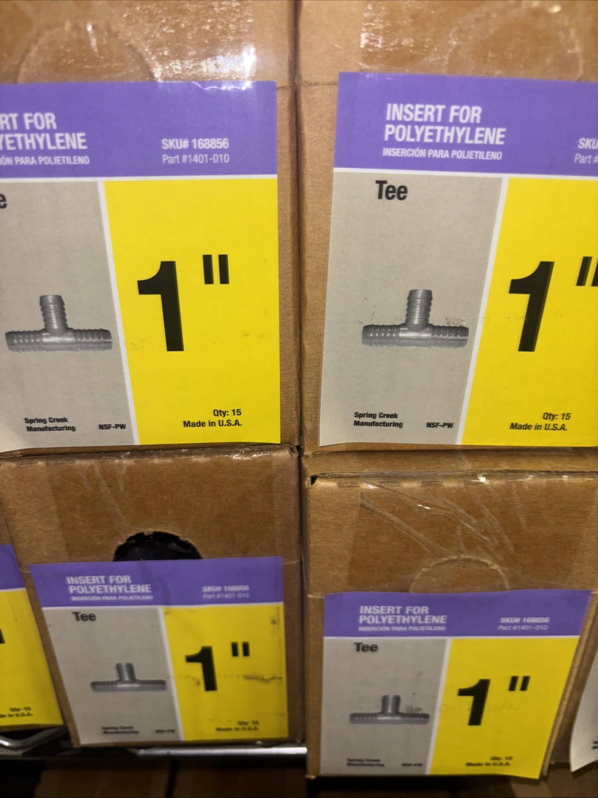 Poly Inserts | Tee | 1” | Qty. 15 | One Box