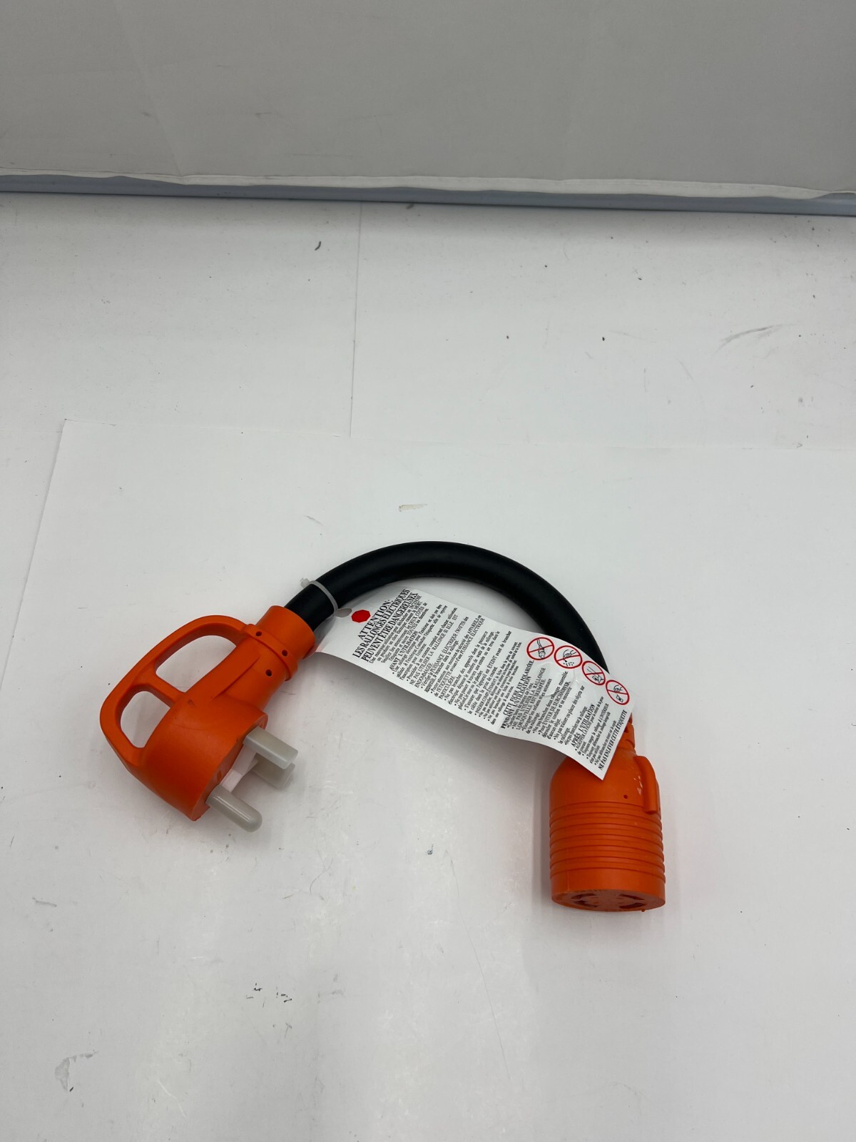 OPL5 NEMA TT-30P to L14-30R Female Generator Transfer Switch Adapter Cord 12 In