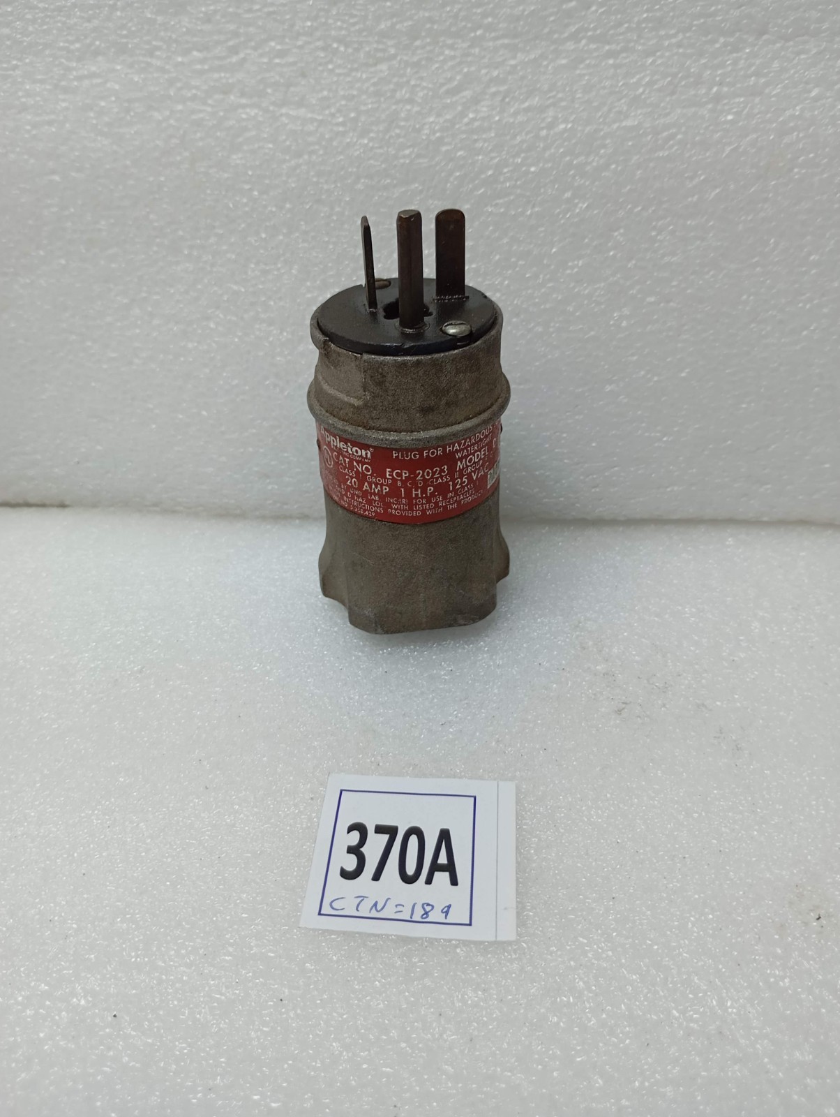 APPLETON PLUG ECP-2023