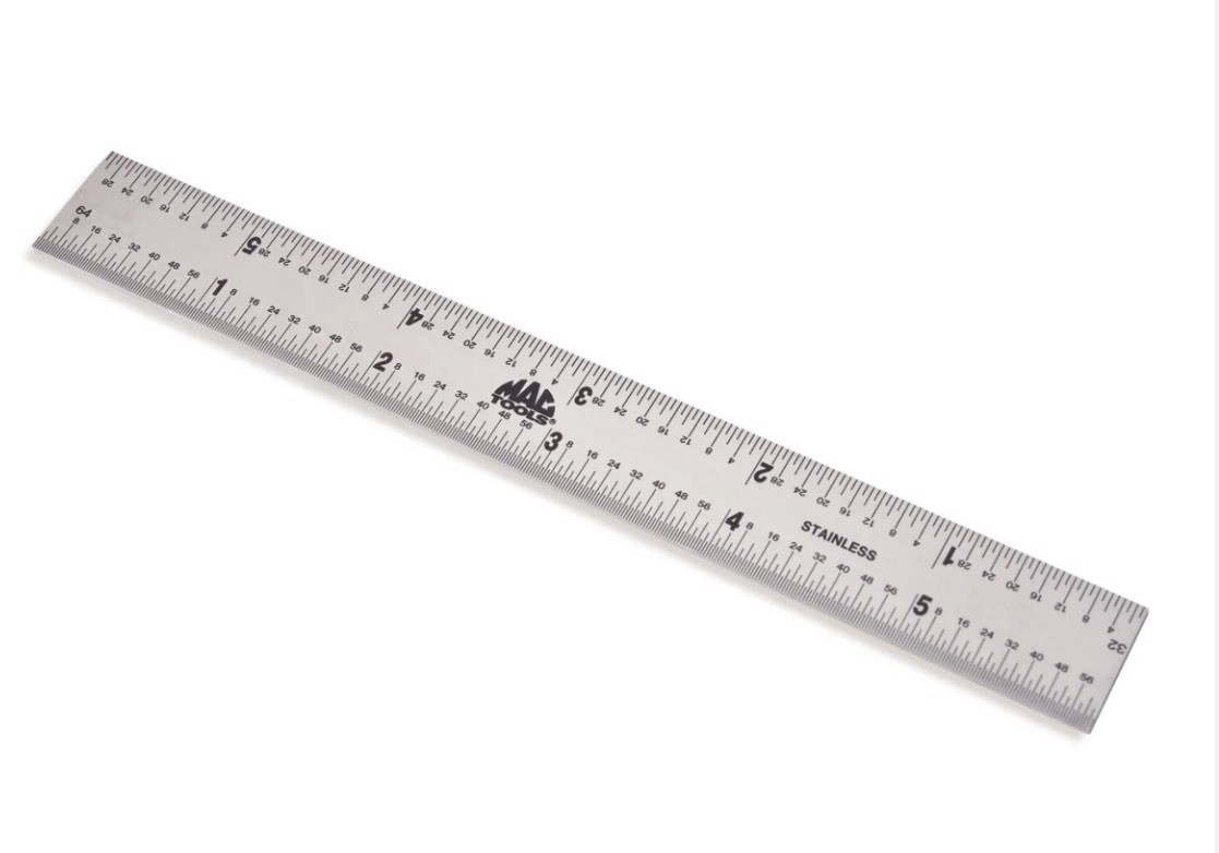 MAG TOOLS 6″ Stainless Steel Machinist Ruler Precision Measuring Tool MPR6 New
