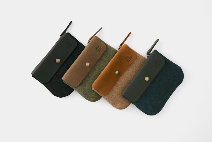 TRAVELER’S FACTORY Canvas Pouch Beige SS size W17.0xH12.0cm,W6.6xH4.7in