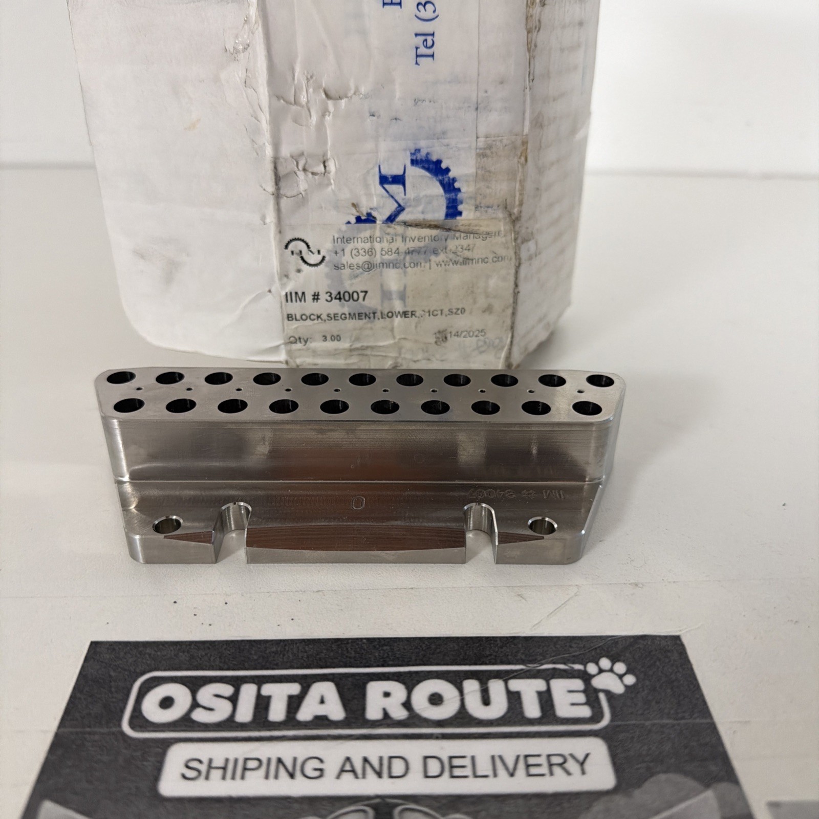 BLOCK SEGMENT LOWER 21CT-SZO PART NUMBER 34007 IIM