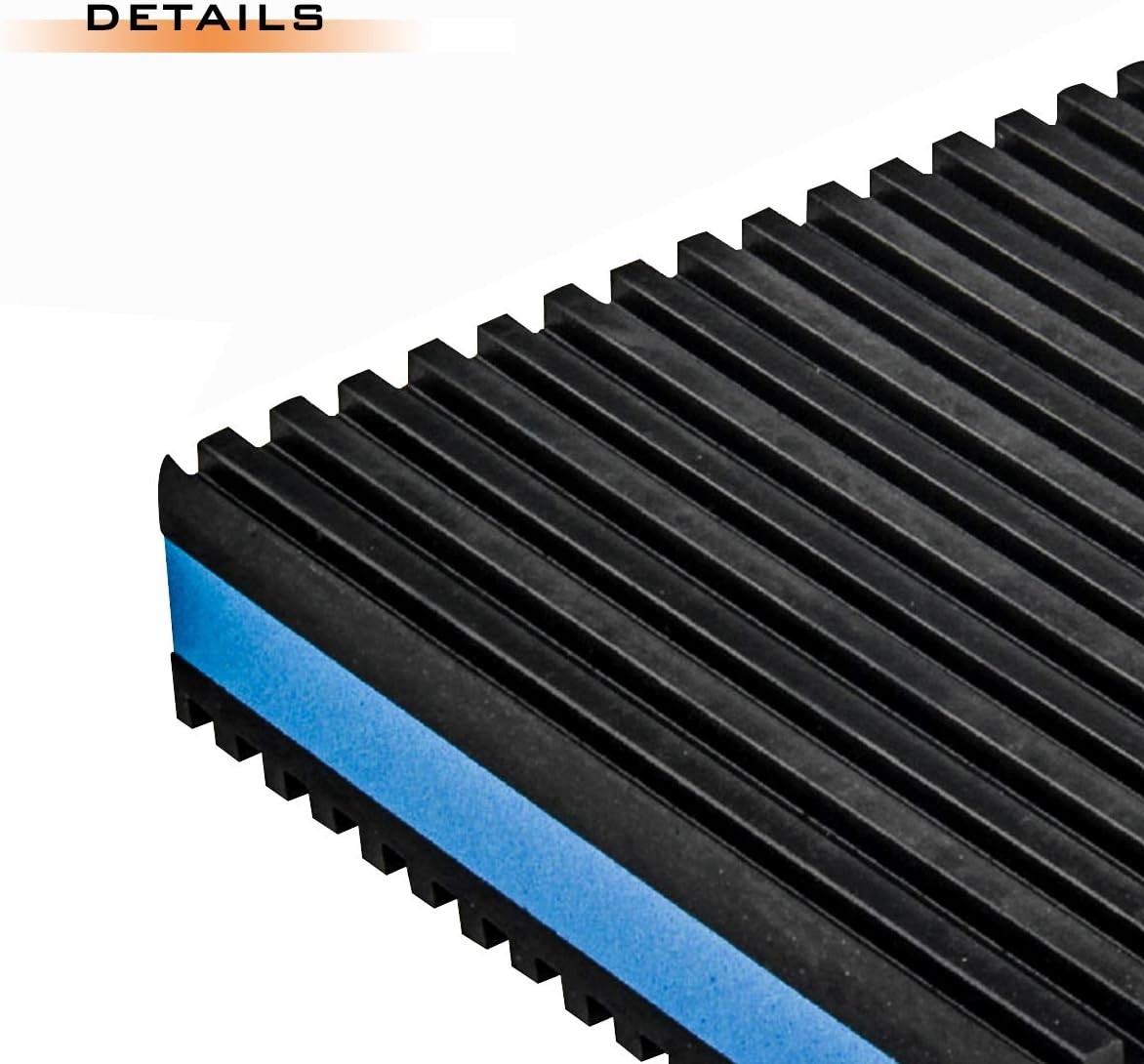4 Pack Rubber Anti-Vibration Pads, 4 x 4 x 7/8 inches Heavy Duty EVA Vibration