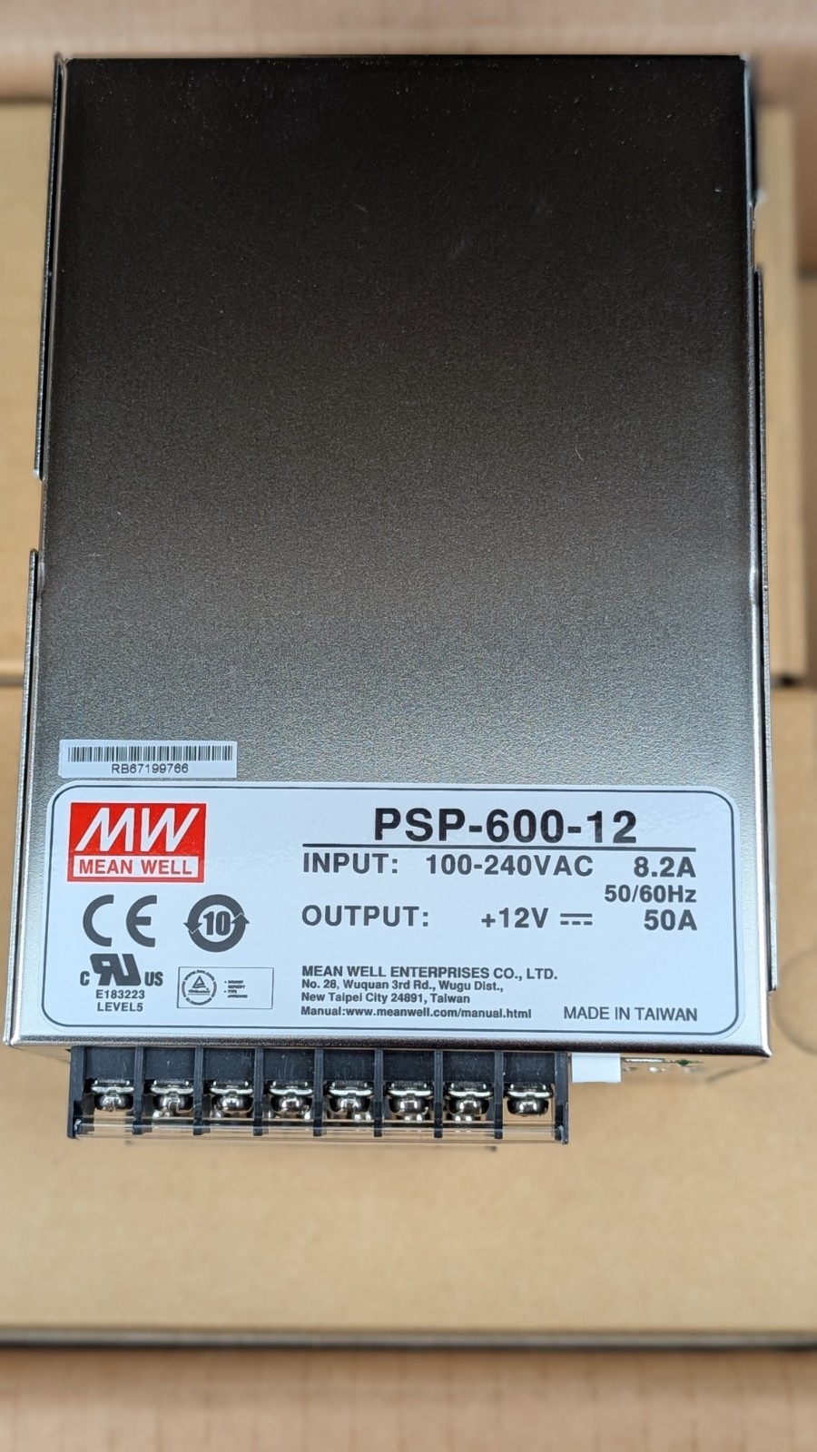 12Vdc 50A, 12Vdc PFC Power Supply Parallel Function 12V 50A, 600 Watts