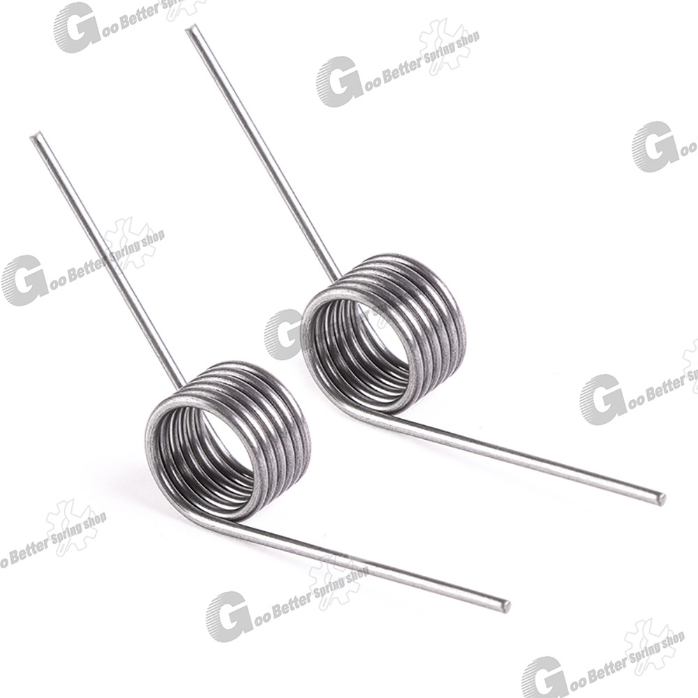 Torsion Spring 3-9 Coil (10 pcs), 1.2mm Wire dia, 6 ~ 12mm OD, Left spring Steel
