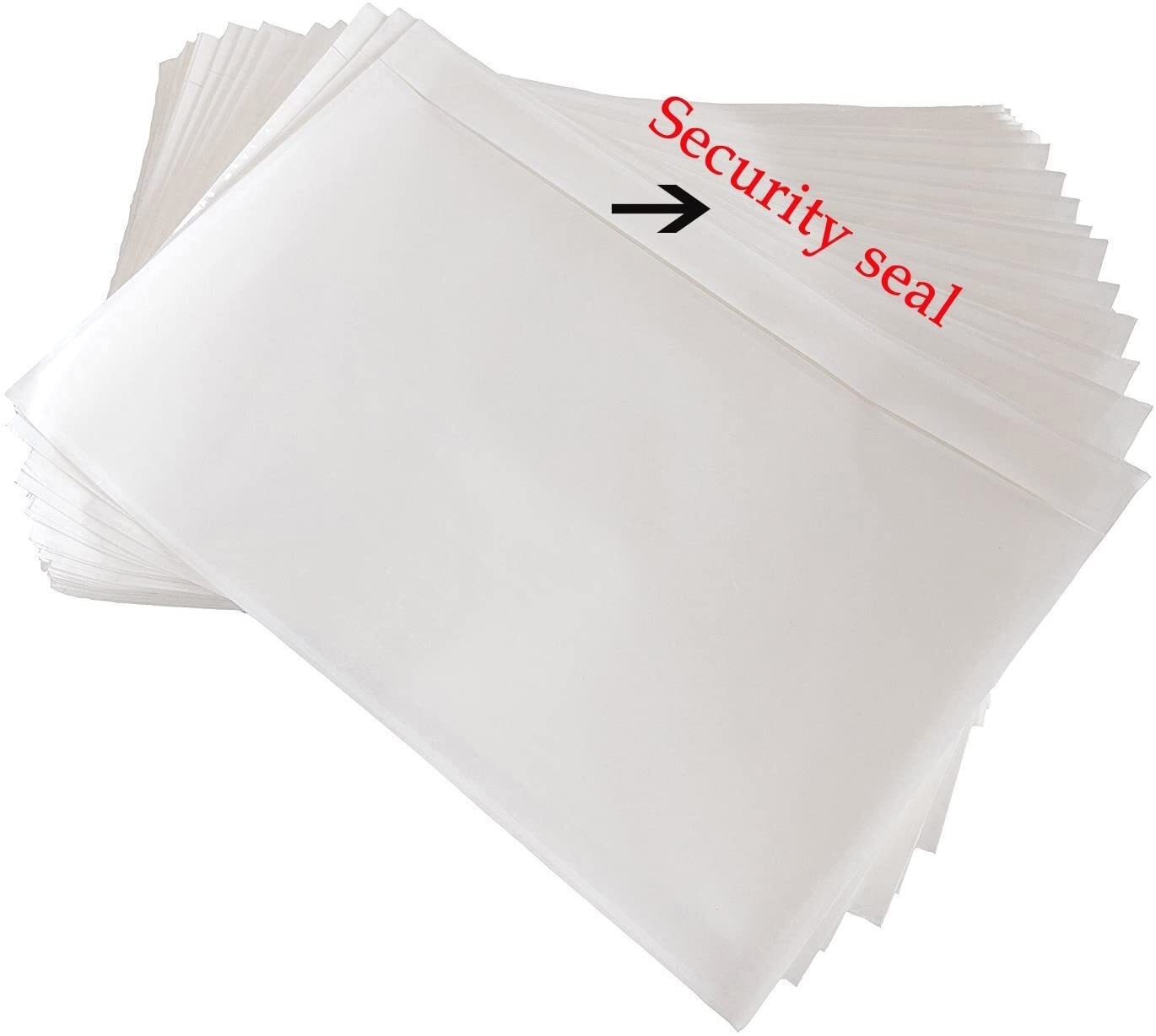 Packing List Envelopes 4.5″x5.5″ 7.5″x5.5″ 6″x9″ Clear Self Seal Label Pouches