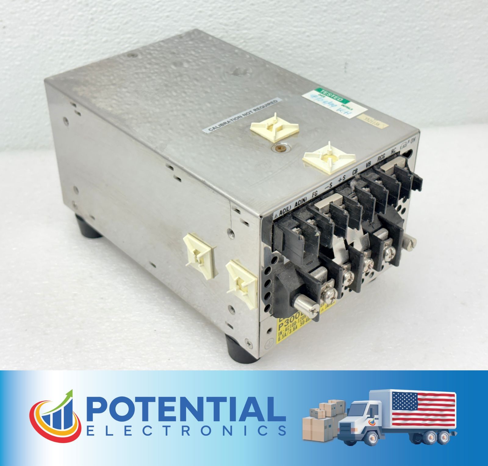 Pre Owned | Cosel P300E-24 AC100-120V / 200-240V Power Supply Only – Silver