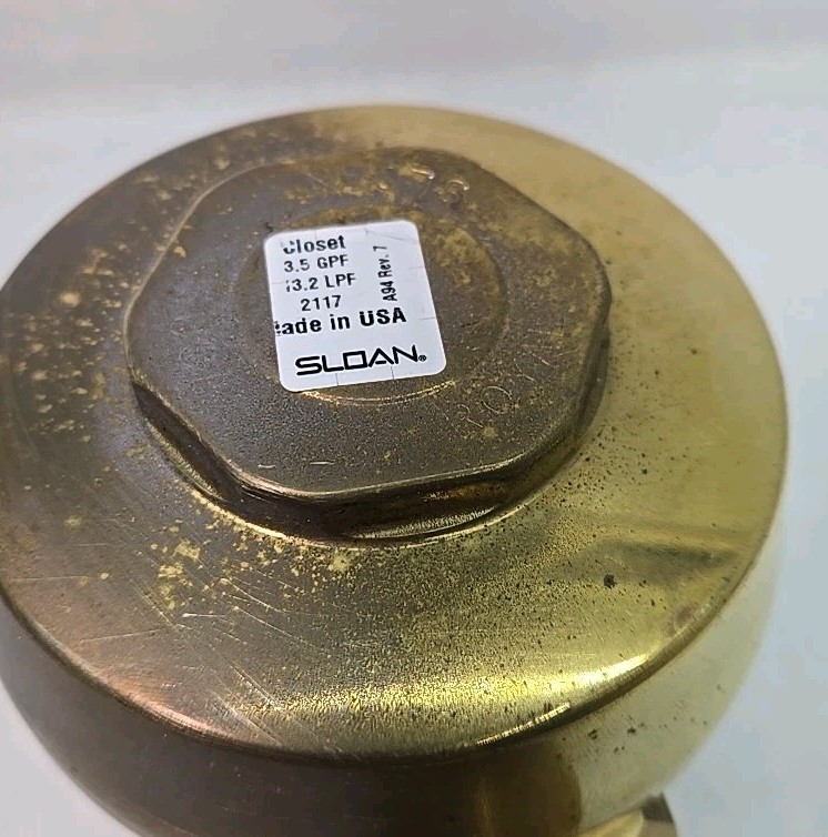SLOAN Royal Flushometer Model 152 Brass 3.5 GPF Valve Body