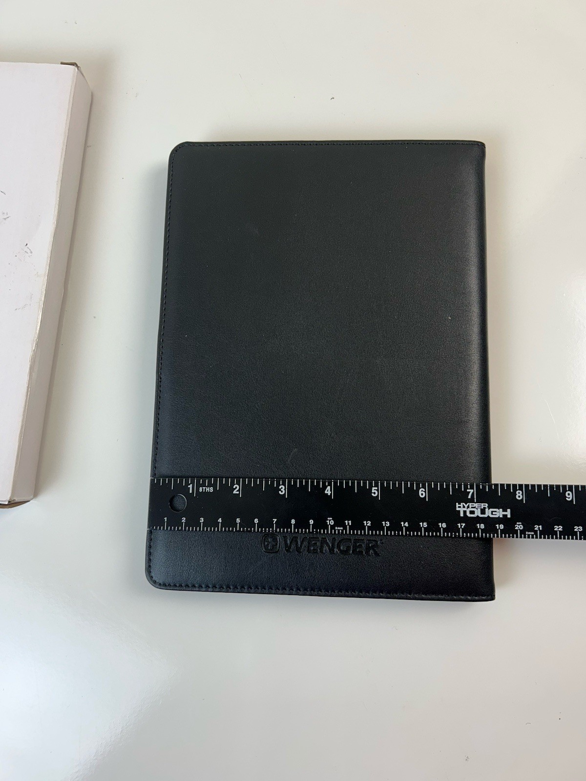 Wenger Black Portfolio Organizer Padfolio Business Document Case Notebook New
