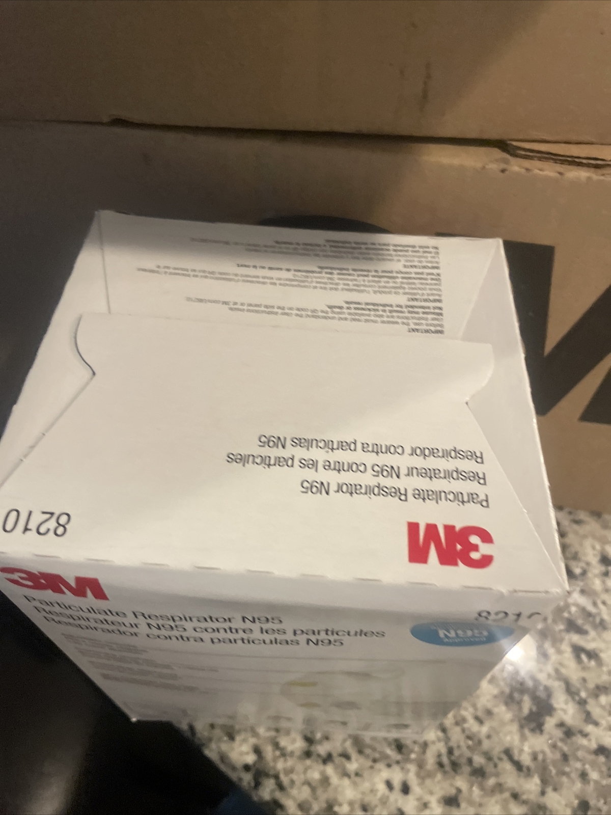 3M 8210 N95 Particulate Respirator, 20 Per Box