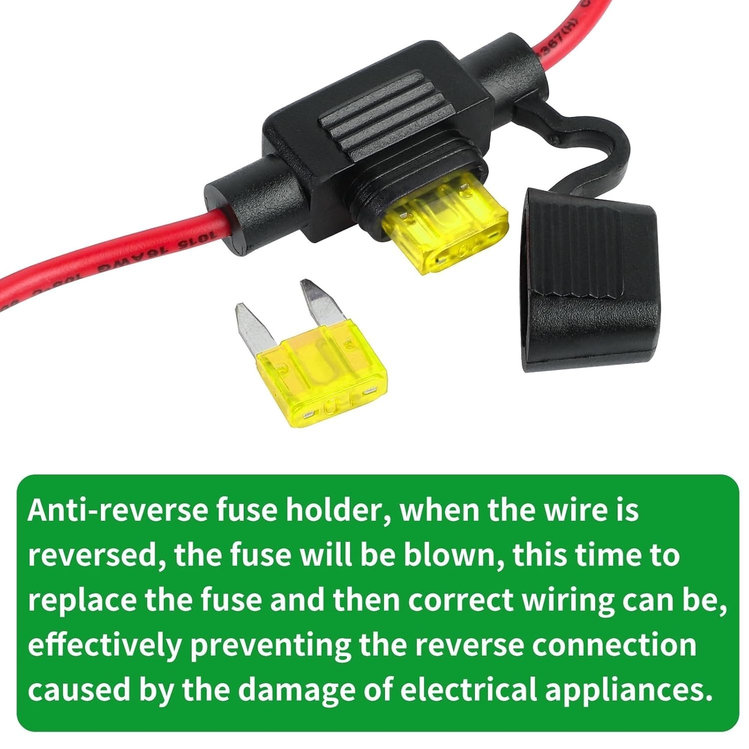 20A 240W DC 18V 20V 24V 36V 48V to 12V Step Down Voltage Converter with Fuse