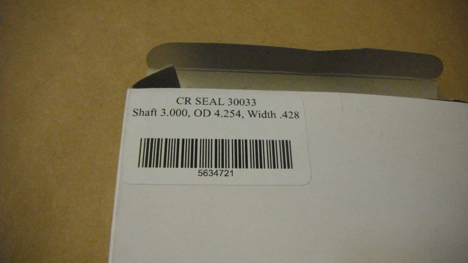 CHICAGO RAWHIDE SEAL 30033 3.000 X 4.254 X .428