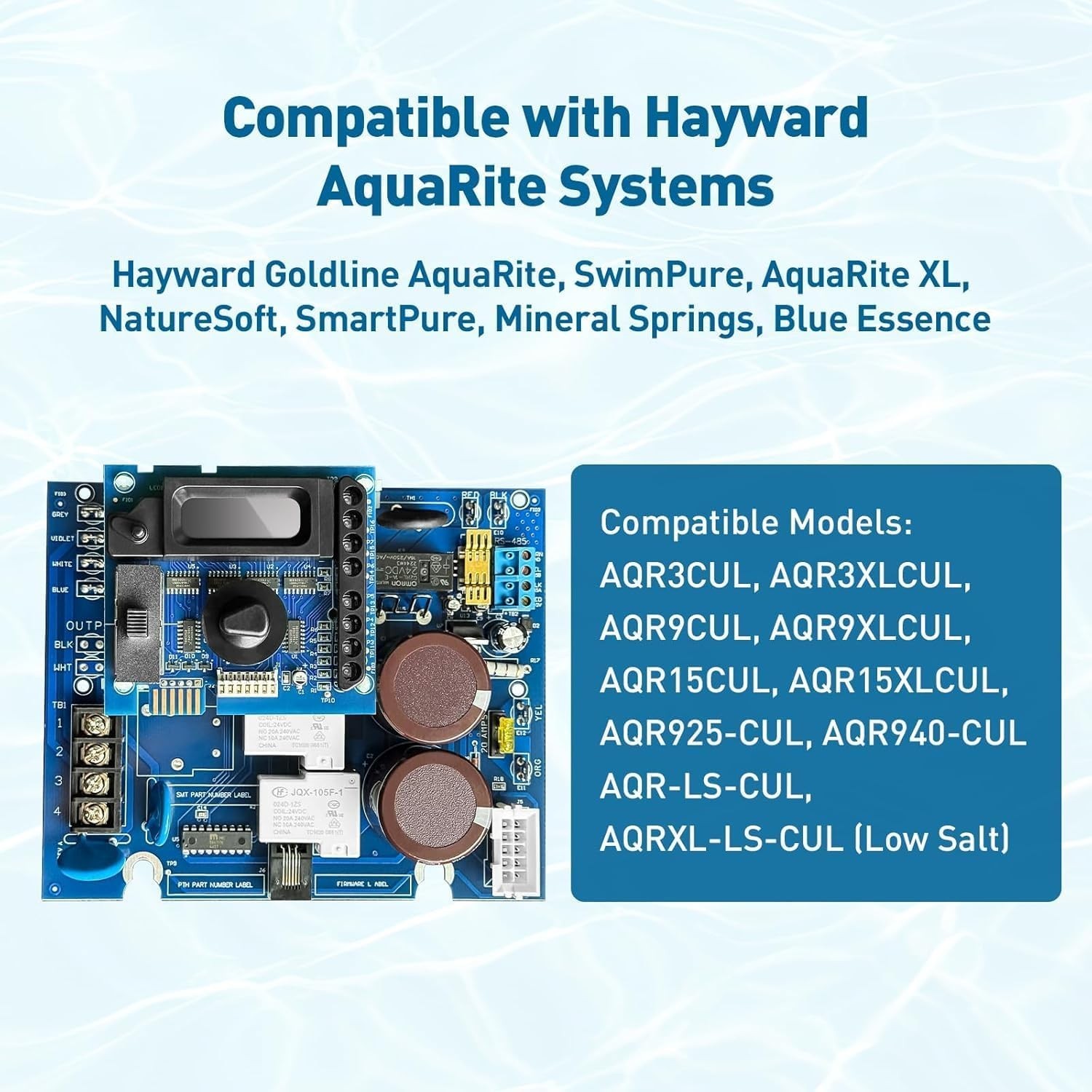 GLX-PCB-RITE Main Circuit Board & DSP Compatible Hayward T-15, T-9, T-5, T-3