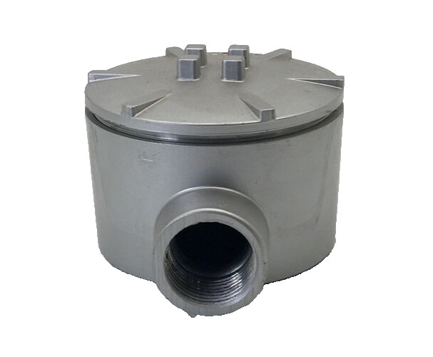 GAE-3 RED DOT 1-INCH DIE CAST ALUMINUM DEAD END BOX WITH COVER