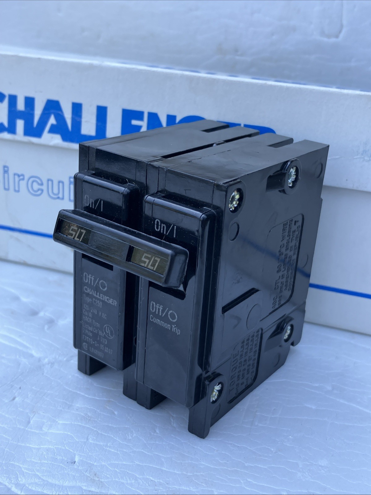 Challenger (GTE Sylvania) C250 BR250 2 Pole 50 Amp Circuit Breaker 240 Volt NEW