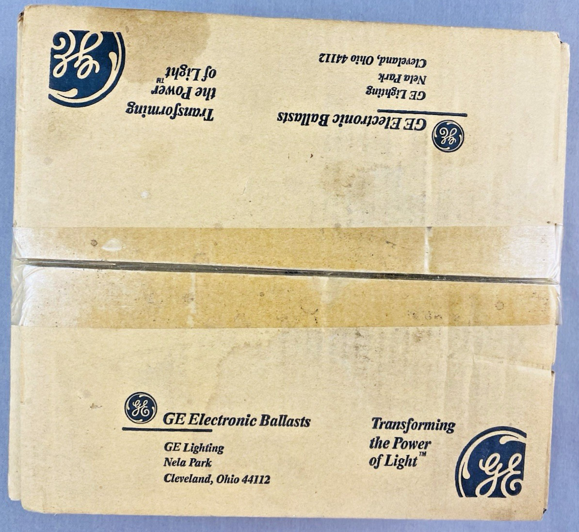 NEW BOX OF 10 GE 29675 GE-232-MV-PS-H Electronic Ballasts; 2 Lamp, T8, 120-277V