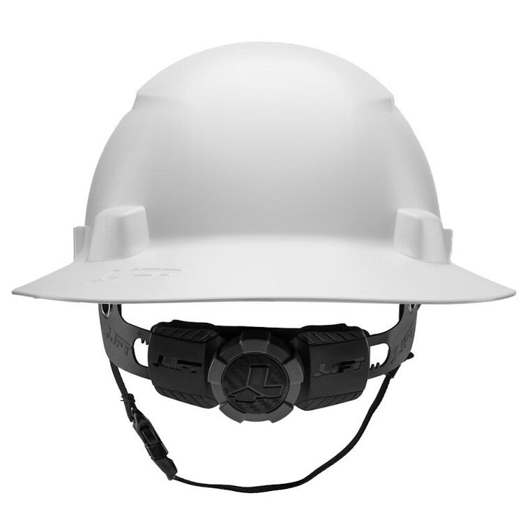 Lift Safety White iDAX HDPE White Full Brim Non-Vented Hard Hat- Class E