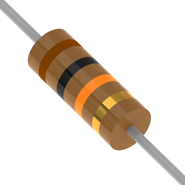 Reel of 5,000 – 10k Ohm Carbon Comp Resistors, 1/2 (.5) Watt, Tolerance ±5 % SEI