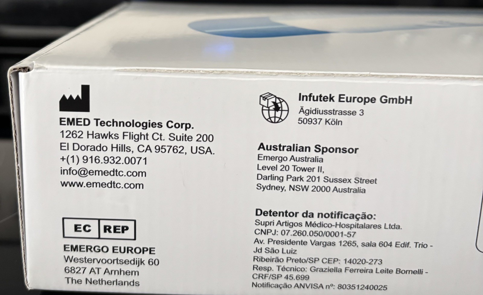 EMED Technologies 2025-12-31 SCIg60 Infuser Syringe Pump FP-0010002